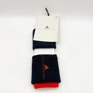 Stella McCartney Adidas Wristbands navy red new women’s one size